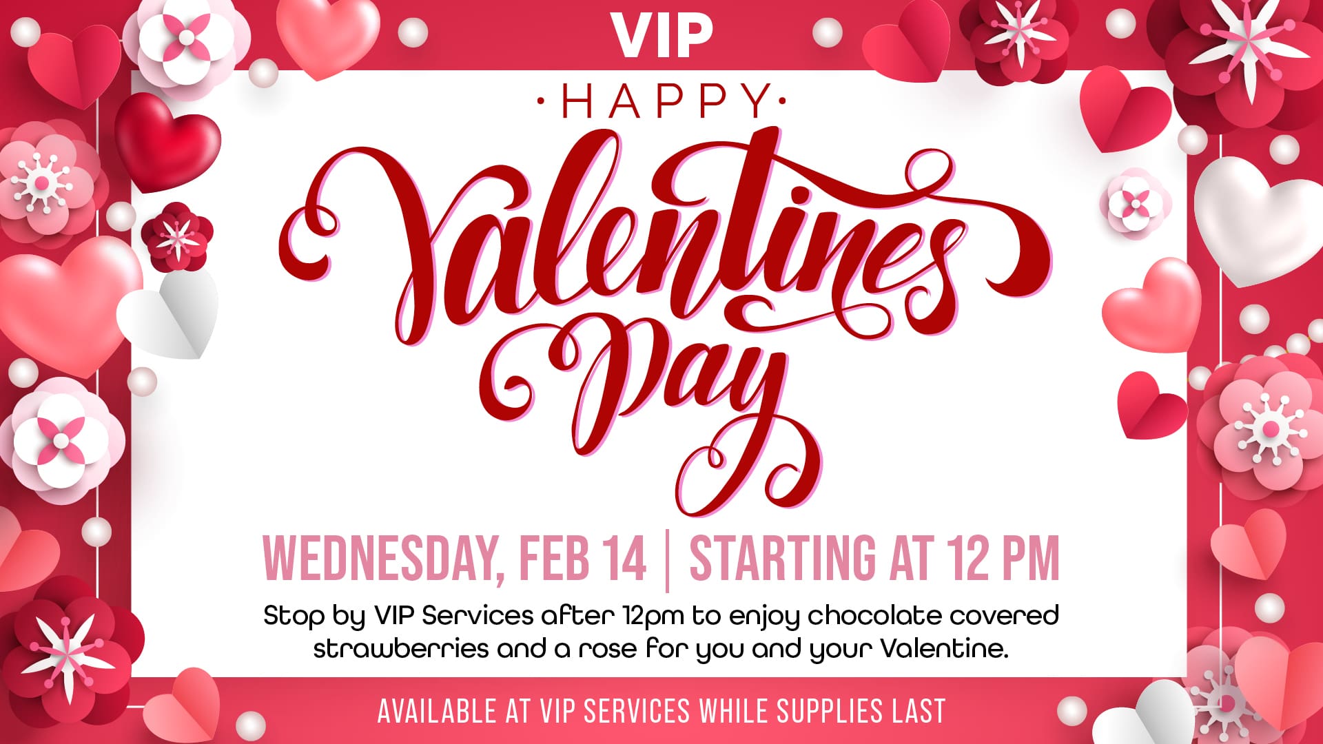 VIP Valentines Day Event
