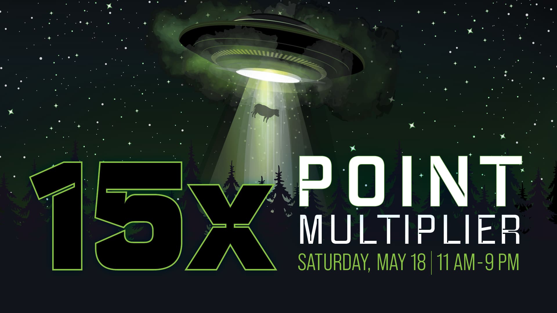 15x Point Multipliers