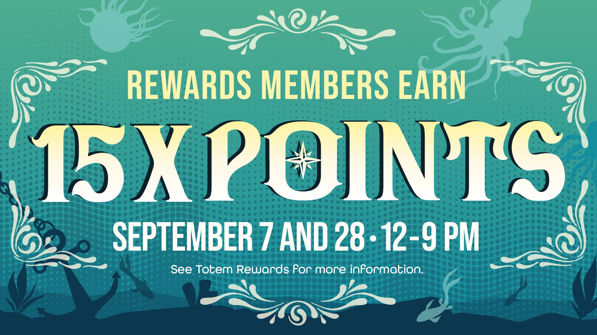 15x Point Multipliers in September