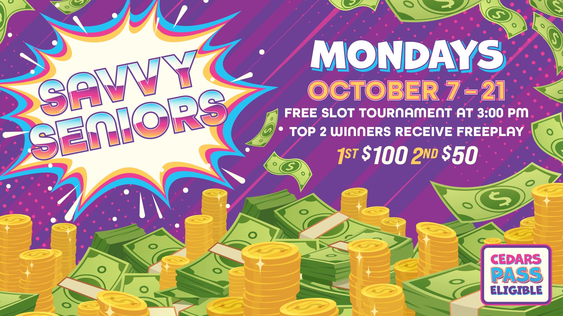 Savvy Seniors Slot Tournament