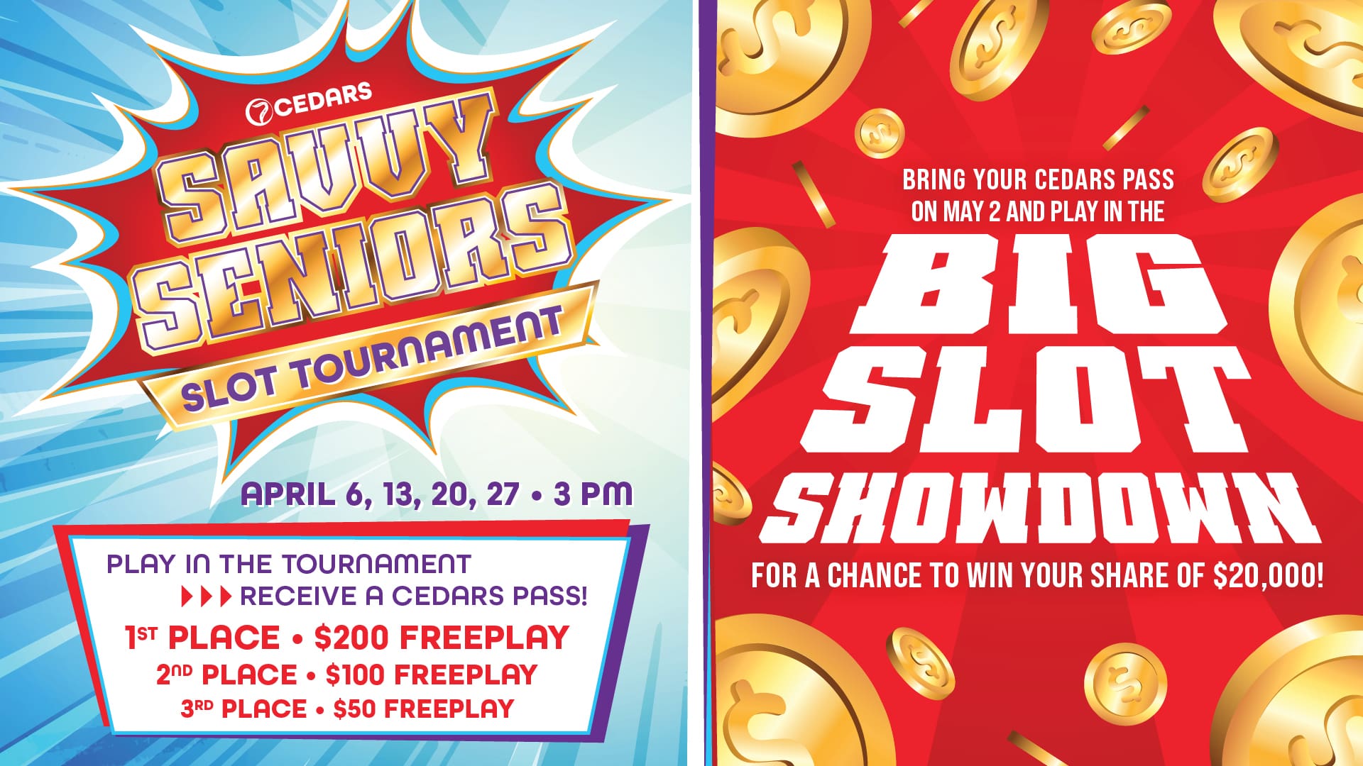 Savvy Senior Slot Tournament