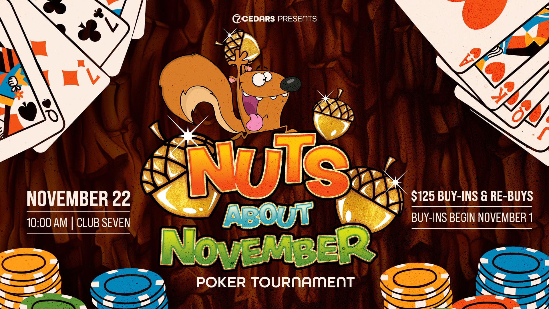 Nuts About November Poker Tournament
