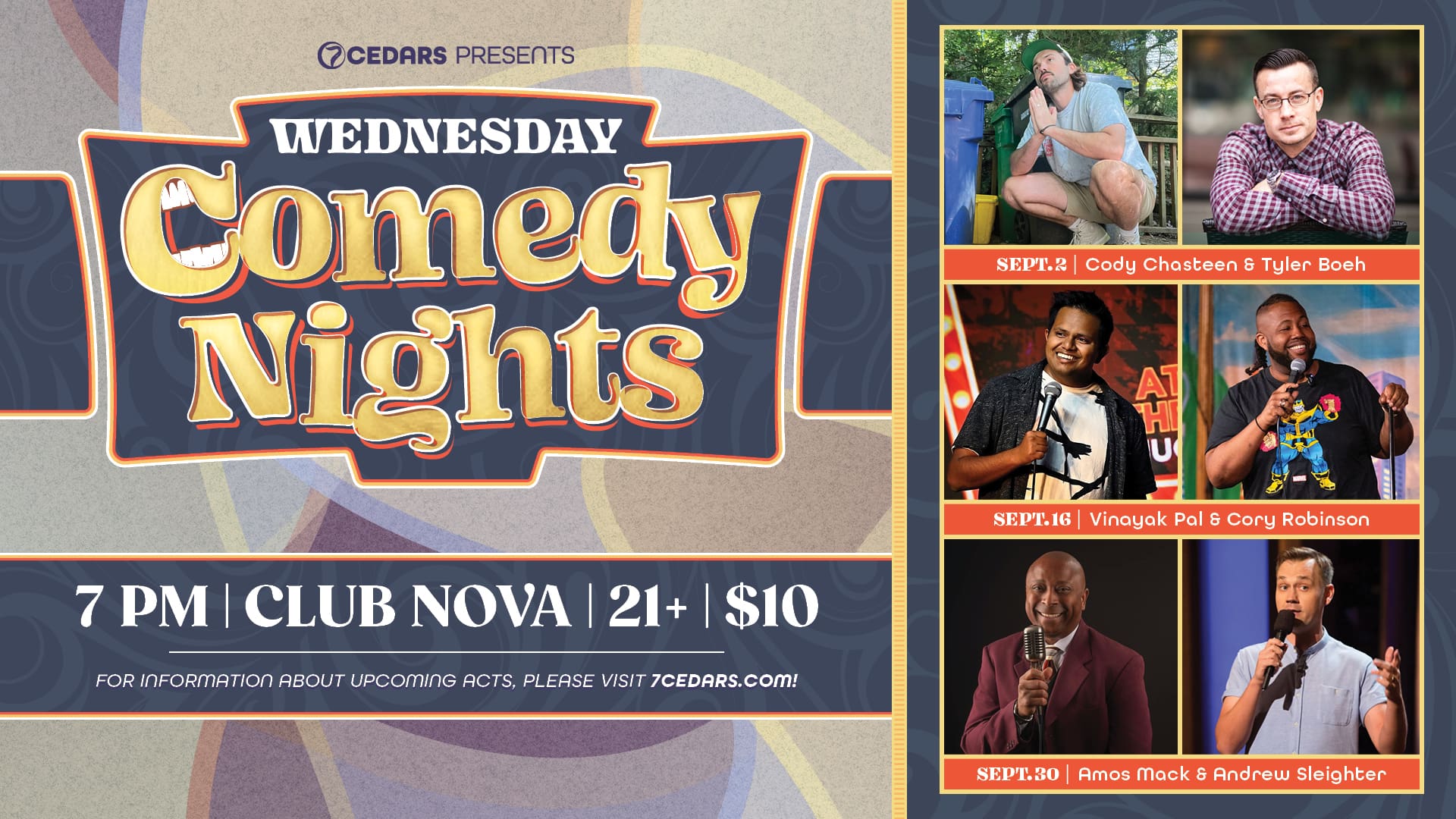 Wednesday Comedy Nights in Club Nova