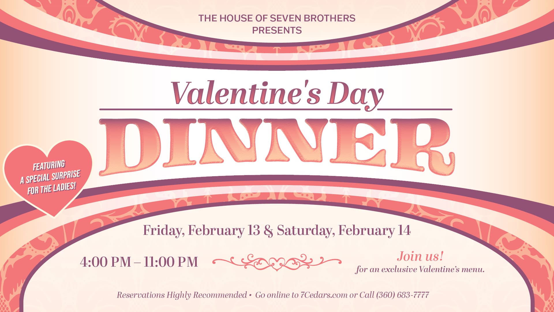 HoSB Valentine's Day Dinner
