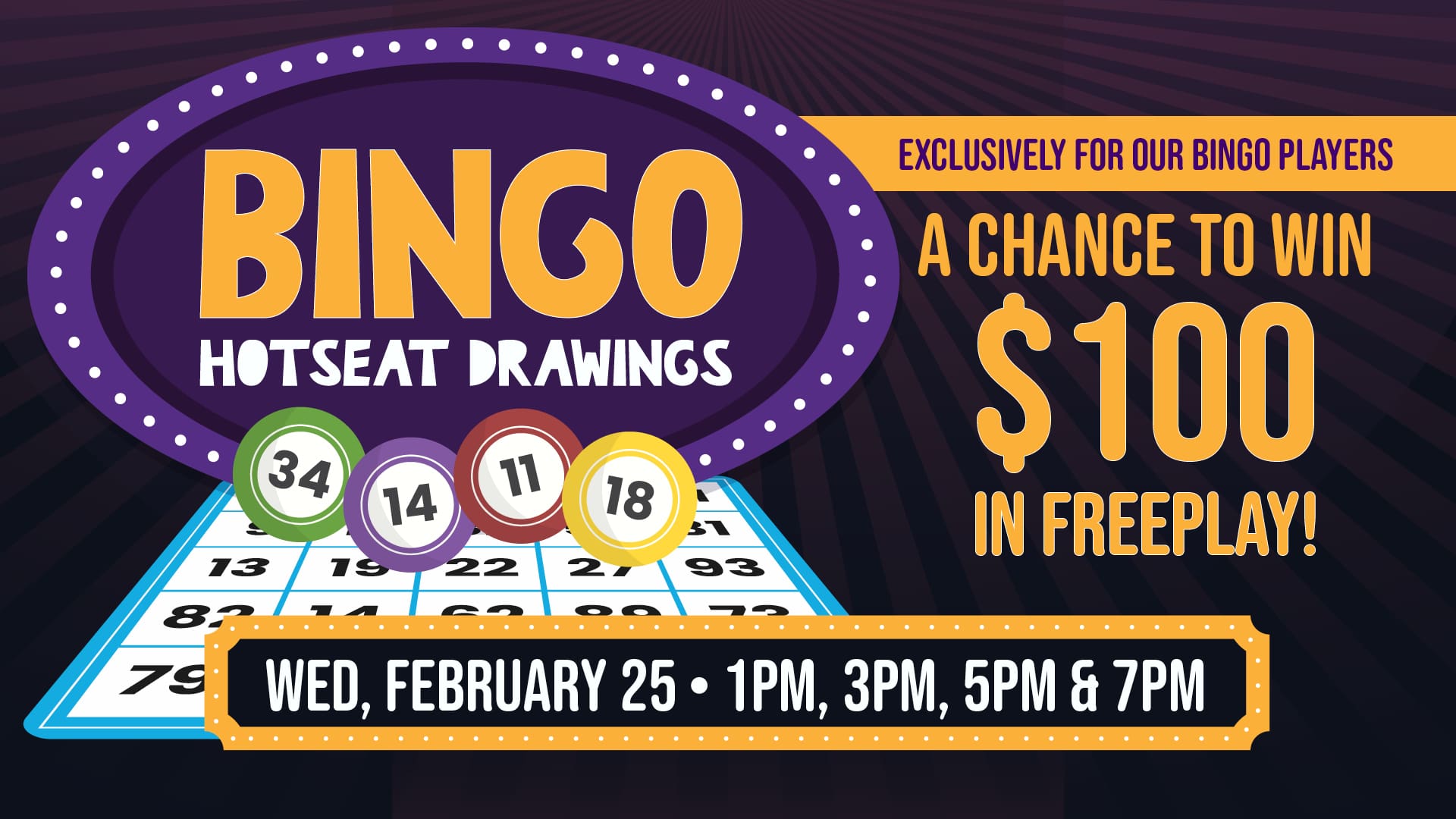 Bingo Hotseat Drawings