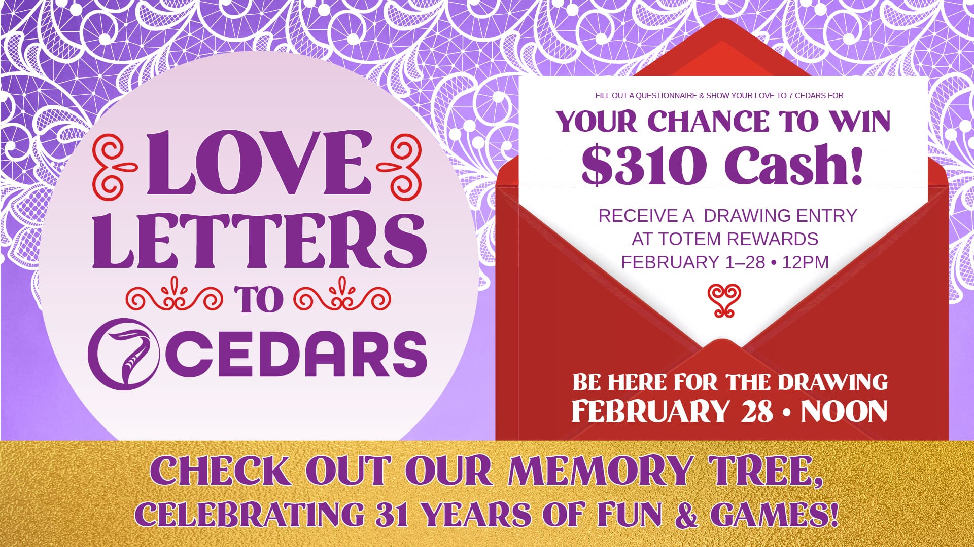 Love Letters to 7 Cedars