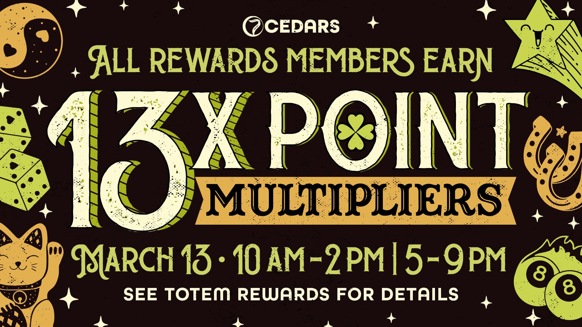 13x Point Multiplier