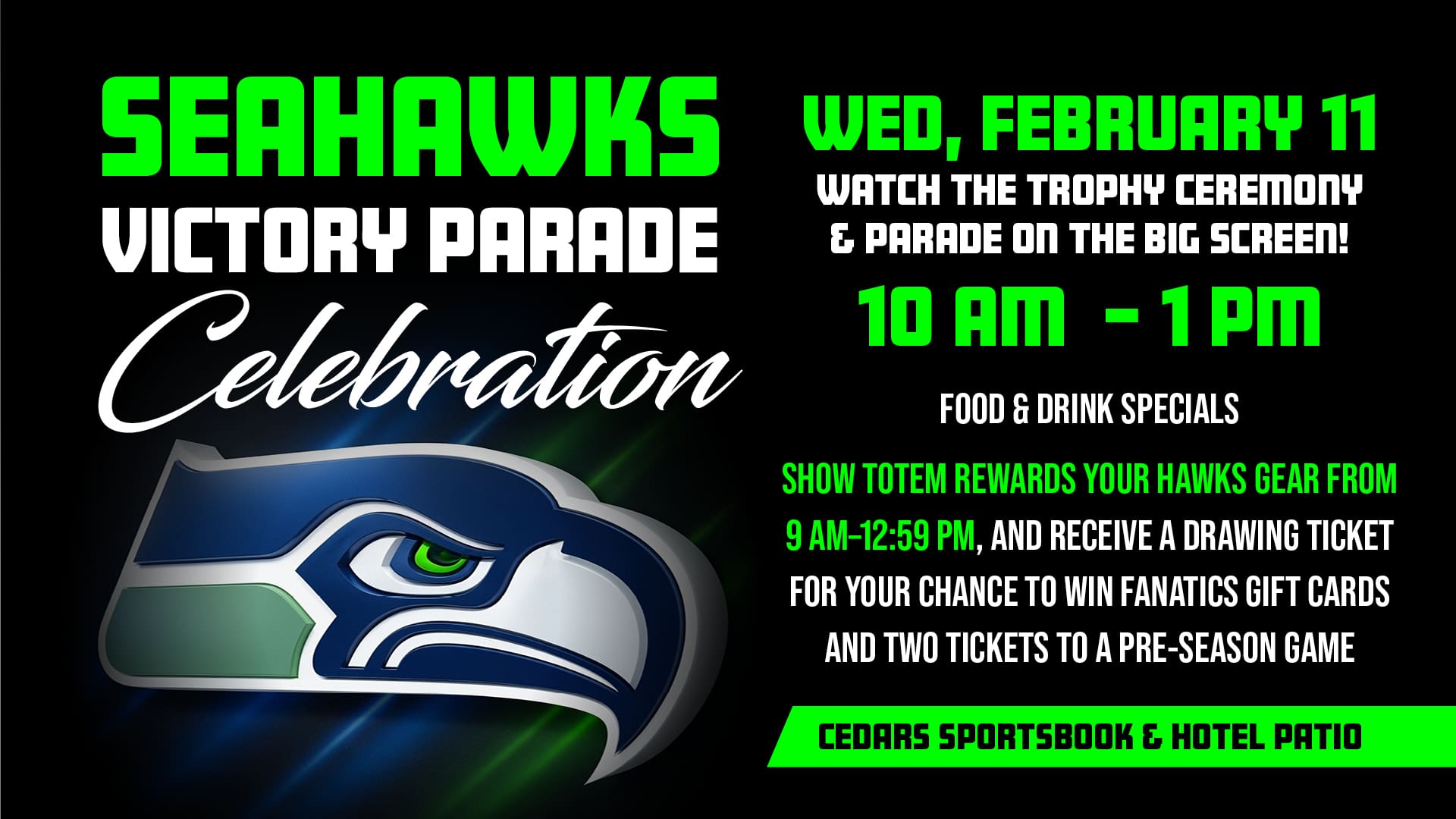 Seahawks Celebration