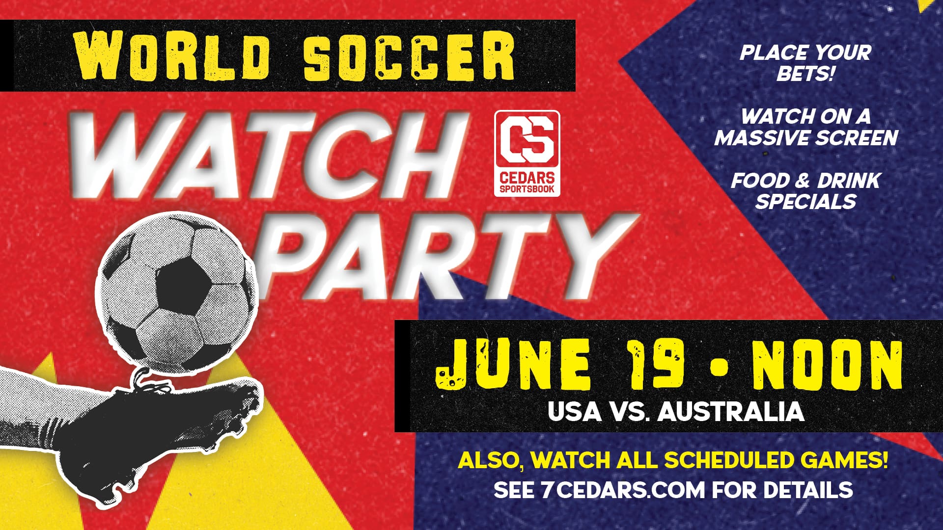 7 Cedars World Soccer Watch Party
