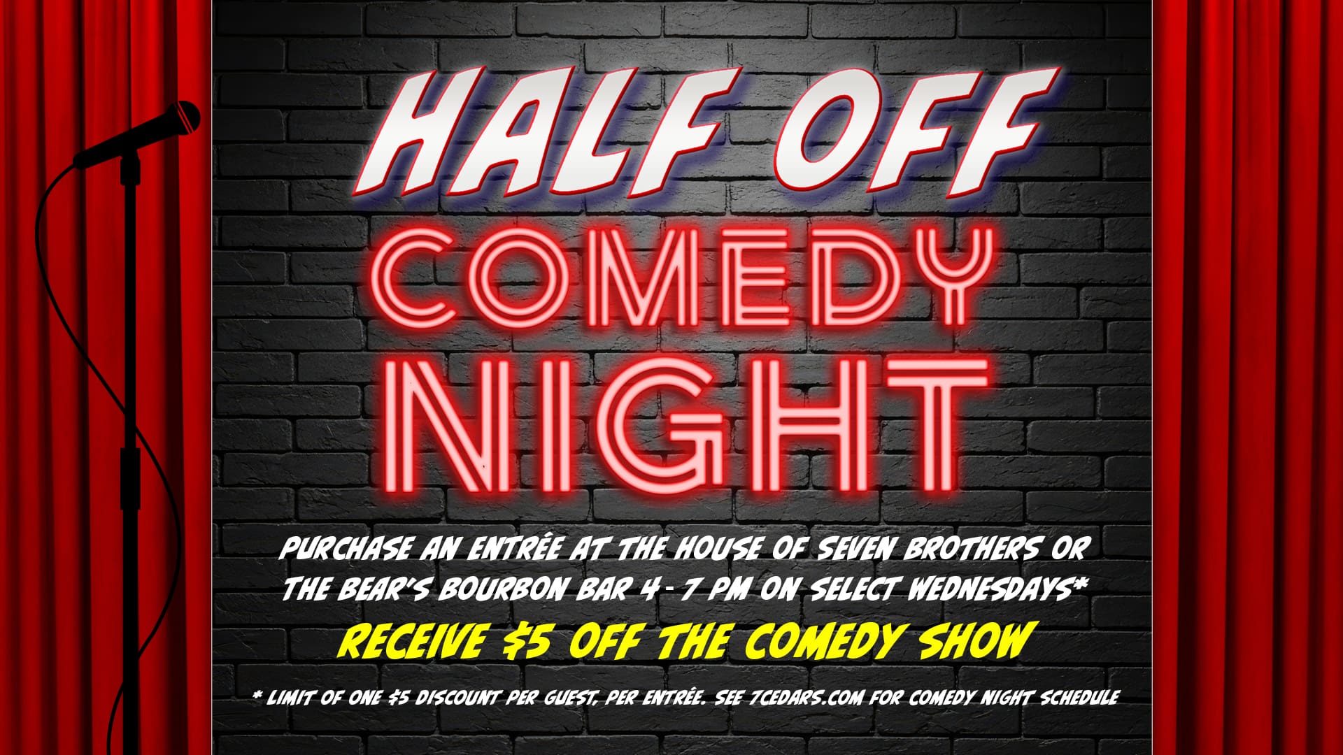 Half Off Comedy Night